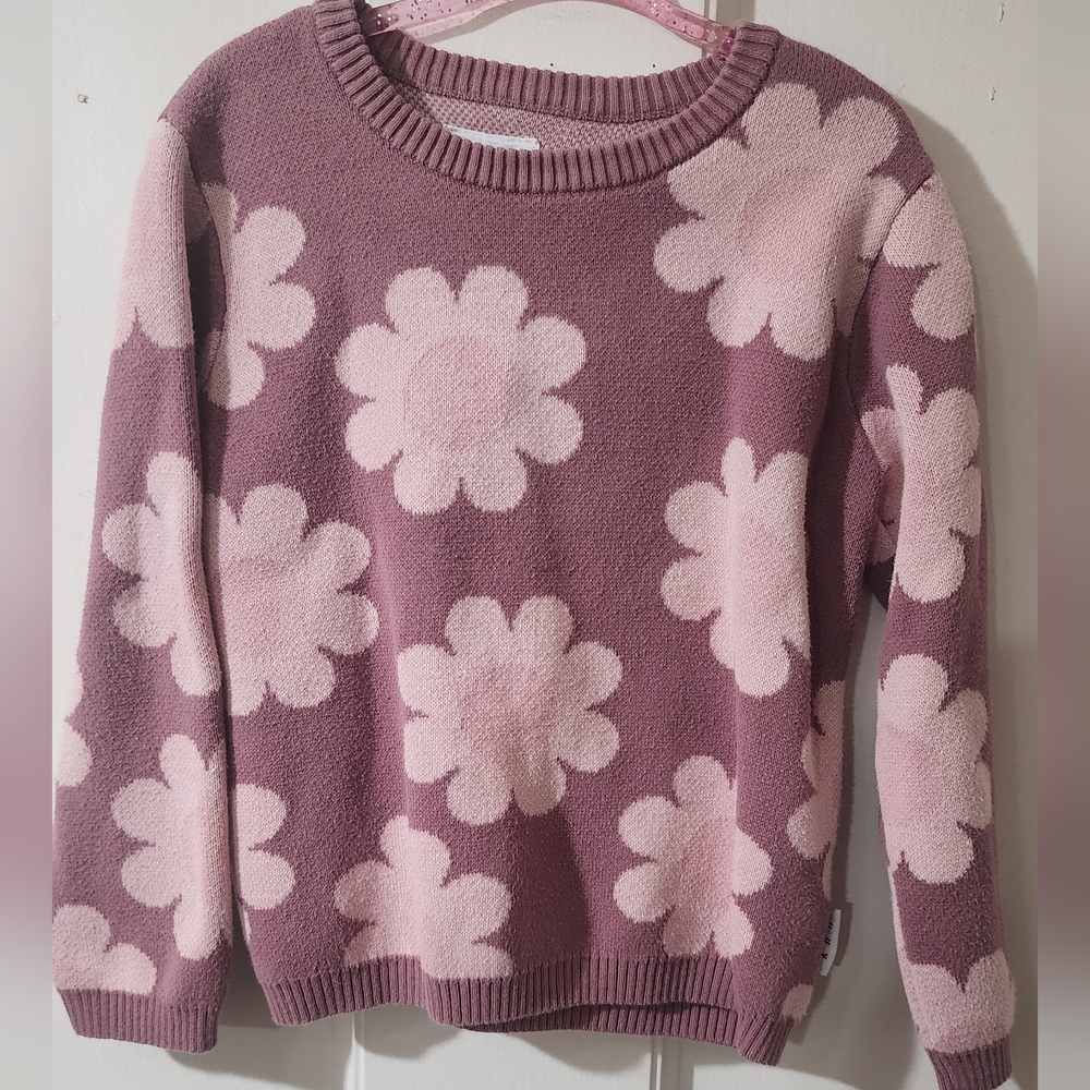Girls Flower Knit Jumper By HUXBABY